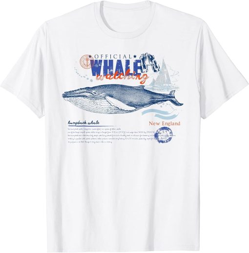 Whale Watching Humpback Whales Orca Sea Animals Women Kids T-Shirt